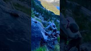 Tenaya peak approach 💦 season 🩵 Tuolumne meadows Yosemite California [upl. by Iveson]