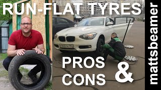 Run Flat Tyres  Pros and Cons of having SelfSupporting Tyres Tire [upl. by Darda]