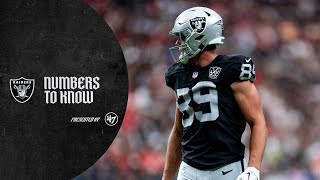 All the Numbers to Know RaidersBengals Week 9  Raiders  NFL [upl. by Tenay]