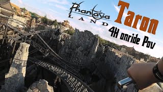 Taron onride 4K POV Phantasialand [upl. by Ahtamat]