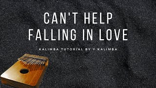 【EASY Kalimba Tutorial】Cant Help Falling In Love by Elvis Presley [upl. by Ardnasela718]