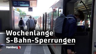 Zahlreiche Sperrungen SBahnBetrieb in den Sommerferien eingeschränkt [upl. by Lehcer738]