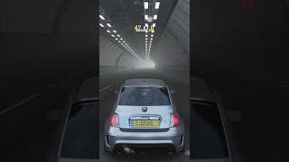 FH4 Tunnel Soundcheck  Vehicle 002  2016 ABARTH 695 BIPOSTO gaming video shorts tunnel car [upl. by Lenra]