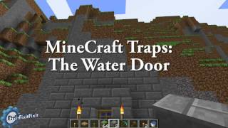 Tutorial Minecraft Traps The Water Door [upl. by Koblick]