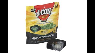 dCon Corner Fit Mouse Poison Bait Station with 1 Station and 12 Refill Baits  Overview [upl. by Summer]