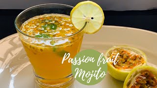 Passion fruit mojitoCocktail recipe Mehar jaaz [upl. by Anrev]