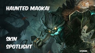 Haunted Maokai Skin Spotlight PBE [upl. by Greenburg]