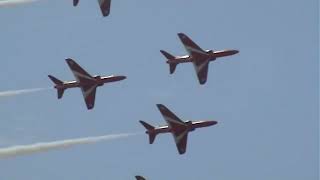 Blackpool Air Show 2023 RAF Red Arrows [upl. by Mag]