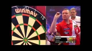 Darts World Championship 2015 Semi Final Adams vs Durrant [upl. by Atinrehs448]