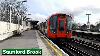 London Underground  Stamford Brook  District line  S7 Stock  1973 Tube Stock [upl. by Novyar]