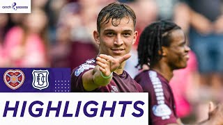 Heart of Midlothian 30 Dundee  Hearts Comfortably Defeat Dundee  cinch Premiership [upl. by Ahsilet980]