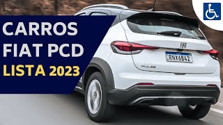 CARROS FIAT PCD 2023  LISTA COMPLETA [upl. by Athena537]