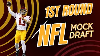 Full 1st Round Mock Draft with trades nfl nfldraft nfldraft2024 [upl. by Daub]