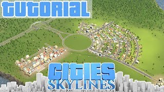 STARTER Tutorial für CITIES SKYLINES  Von 0 auf 2200 Einwohner [upl. by Templa185]