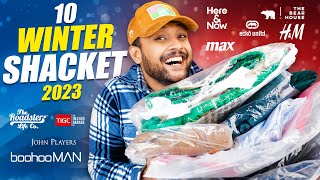 10 Best Winter SHACKETOVERSHIRTJACKET for Men 🔥 HampM Myntra Haul Review 2023  ONE CHANCE [upl. by Esilrahc151]