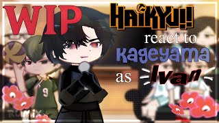 WIPHaikyuu react to Kageyama as Ivan  Lazy  Alien Stage x Haikyuu  ENGRUS [upl. by Llenel]