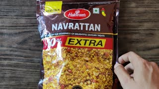 Haldirams Navrattan Namkeen Review  Best Namkeen In India [upl. by Ynnad]