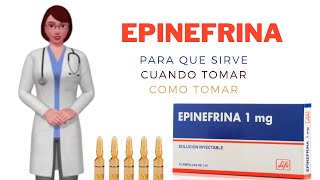 Epinefrina para que sirve cuando y como usar epinefrina adrenalina [upl. by Adas]