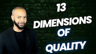 Dimensions of Quality  13 Reviewed With Examples [upl. by Auroora]