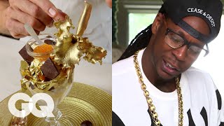 2 Chainz Eats a 1K Ice Cream Sundae  Most Expensivest Sht  GQ [upl. by Alolomo569]