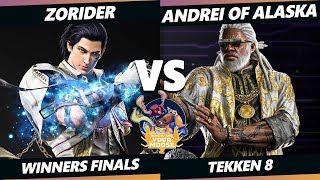 Show Me Your Moose 2 WINNERS FINALS  ZoRider Jin Claudio Vs AndreiofAlaska Leroy Tekken 8 [upl. by Nele]