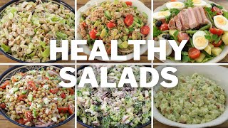 8 Healthy Salad Recipes [upl. by Naujd379]