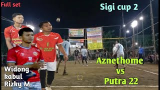 Widong  Rizky  kabul sigi cup 2 putra 22 vs Aznethome fullset [upl. by Alanson]