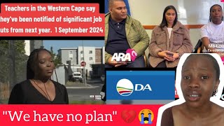 Cape Independence is gonna be the end of cape town 💔💔200 teachers lost their jobs in western cape😭 [upl. by Almeda]