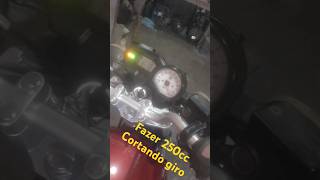 Fazer 250cc cortando giro ✊ yamaha fazer250 [upl. by Heyman]