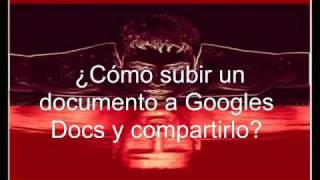 ¿cómo subir documentos a google docs y compartirlos [upl. by Argile]