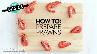 How To Prepare Cooked And Raw Prawns  delicious Australia [upl. by Debbi]