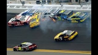 nascar all crashes of 2013 Daytona 500 [upl. by Anirec]