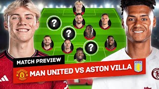 Ten Hag vs Unai Emery How Do We STOP Watkins Man United vs Aston Villa Tactical Preview [upl. by Annaigroeg775]