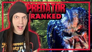 Every PREDATOR Movie RANKED  Tier List [upl. by Quarta]