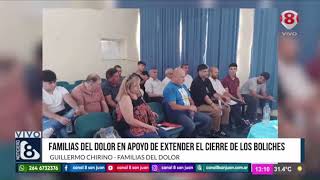 FAMILIAS DEL DOLOR EN APOYO DE EXTENDER EL CIERRE DE LOS BOLICHES [upl. by Tterrej901]