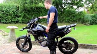 Yamaha WR125x SoundCheck 2015  Full Arrow Exhaust Decat [upl. by Eckel761]