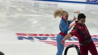 Marjorie LajoieZachary Lagha Skate America 2023 Thursday Practice [upl. by Assirrak]