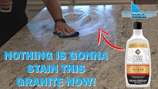 How to Protect Your Granite amp Stone from Stains  DIY With Bob [upl. by Myer]