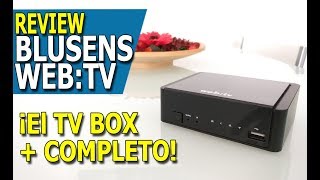 Review Blusens WebTV ¿El mejor TV Box Contenidos PREMIUM GRATIS [upl. by Elbas]