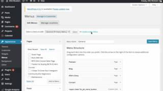 How To Link Your Pages To Your Navigation Menu On WordPress [upl. by Udella837]