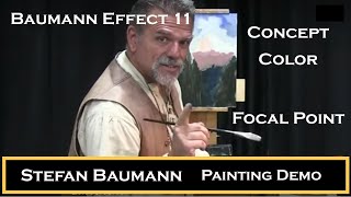 The Baumann Effect 11 Painting Demo Concept Focal Point Color and so much more [upl. by Ailes]