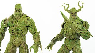 DC Multiverse Swamp Thing New 52 amp Rebirth GameStop amp Regular McFarlaneToys Action Figure Review [upl. by Bosson]