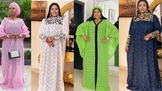 Latest Lace African womens Boubou gowns styles for special occasionslace styles [upl. by Jeffrey]