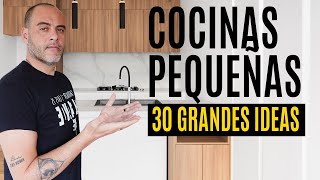 30 Ideas para COCINAS PEQUEÑAS y MODERNAS  Abel de González [upl. by Ainnos541]