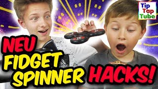 FIDGET SPINNER Tricks Skills Tipps amp Hacks  TipTapTube Spielzeug [upl. by Jaret535]