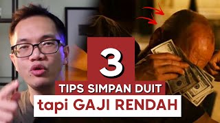 Gaji anda RENDAH  3 tips gandakan INCOME anda [upl. by Trutko]