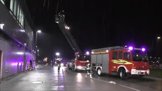 GROßÜBUNG DER FREIWILLIGEN FEUERWEHR NORDEN [upl. by Elnukeda]