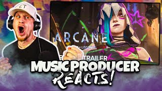 Music Producer REACTS to Arcane Season 2  Official Trailer [upl. by Crawford]