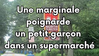 Une marginale poignarde un petit garçon dans un supermarché [upl. by Yrag]