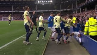 Everton Vs Leeds United HUGE Fight I Everton 10 Leeds United [upl. by Nylrem]